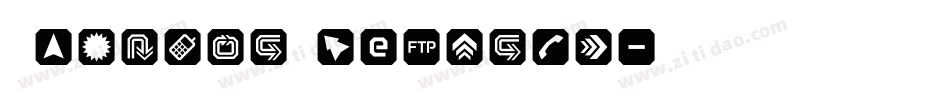 凸Symbol Regular字体转换